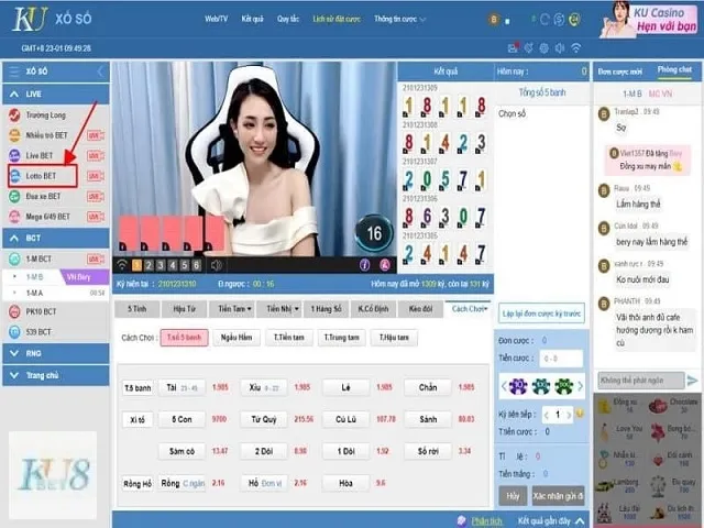 Lotobet Là Gì? Bật Mí Cách Chơi Giúp Newbie Thắng Đậm 7 Giao diện chơi lotobet tại nhà cái cá cược Kubet